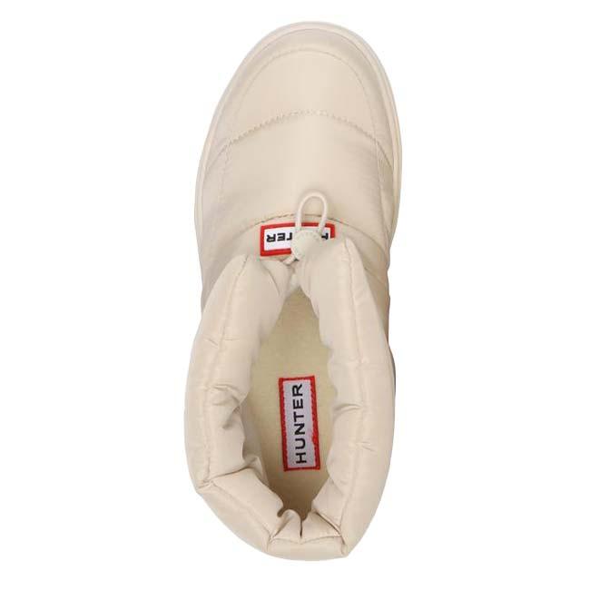 在庫処分特価 HUNTER(ハンター) レディース IN／OUT イン／アウト PUFFER BOOTIE パファーブーティー 国内正規商品 WFF3001WWU-CCRキャンバスクリーム(24y10m) |  | 02