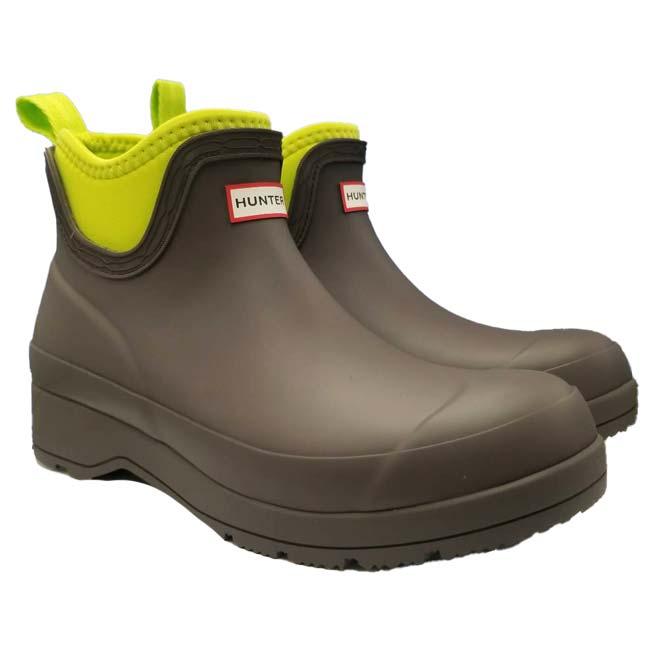 在庫処分特価 HUNTER(ハンター) レディース プレイ ネオプレン チェルシー ブーツ レインシューズ 国内正規商品 雨靴 WFS3020RMA-SAG シープ×A.グリーン | HUNTER | 01