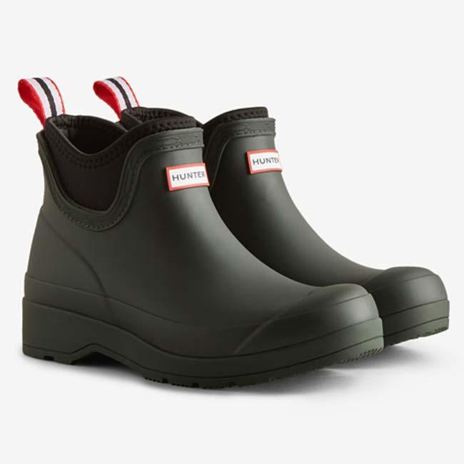 在庫処分特価 HUNTER(ハンター) レディース プレイ ネオプレン チェルシー ブーツ レインシューズ 国内正規商品 雨靴 WFS3020RMA-ATM アークティックモス | HUNTER | 01