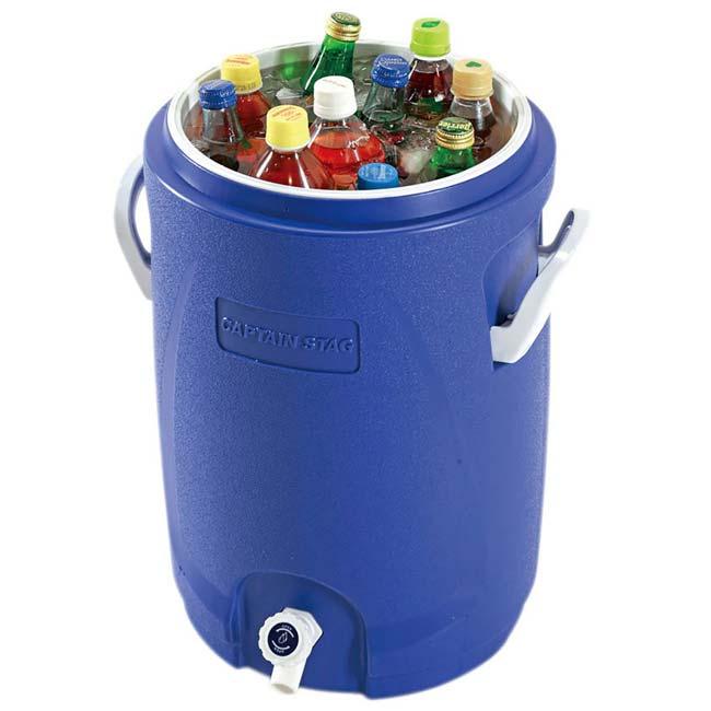 保冷専用 スポーツドリンク対応 大容量  キャプテンスタッグ(CAPTAIN STAG) リガード ウォータージャグ&クーラー 18リットル UE-2020ブルー(24y9m) | CAPTAIN STAG | 02