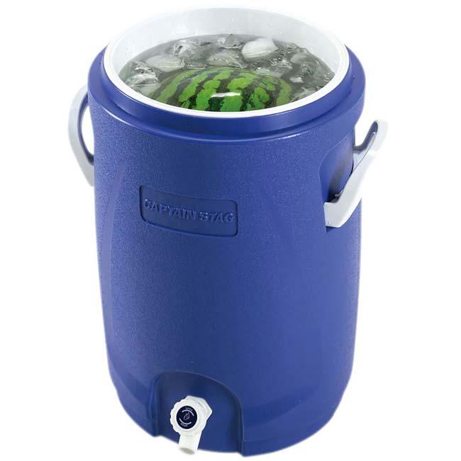 保冷専用 スポーツドリンク対応 大容量  キャプテンスタッグ(CAPTAIN STAG) リガード ウォータージャグ&クーラー 18リットル UE-2020ブルー(24y9m) | CAPTAIN STAG | 03