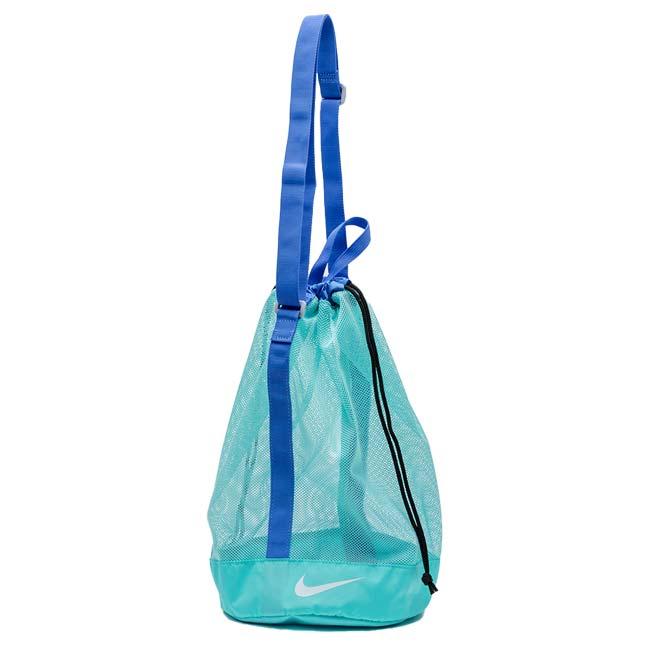 ナイキ(NIKE) 2026 SS ジュニア メッシュショルダープールバッグ 12L ワンショルダータイプ スイムバッグ 水泳 男子 女子 1994046-0027 ミント(26y4m) | NIKE | 01