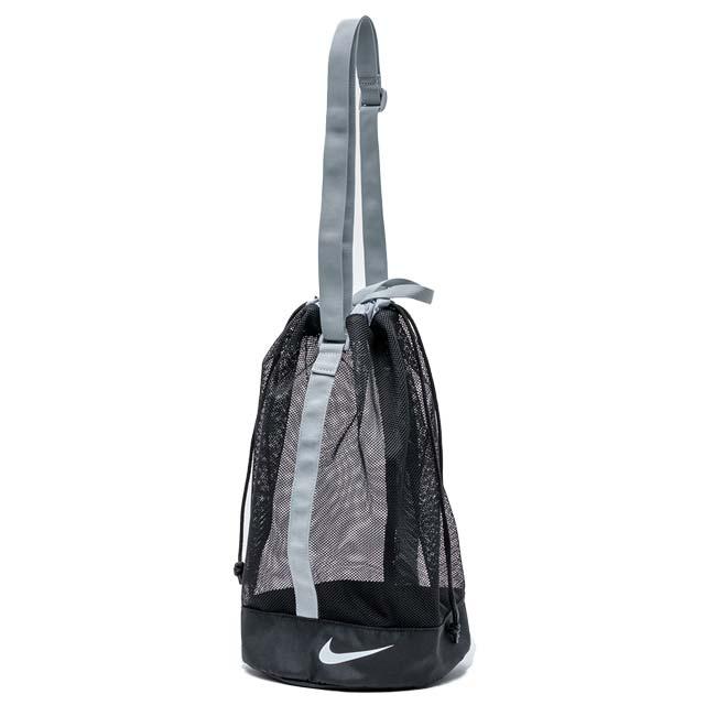 ナイキ(NIKE) 2026 SS ジュニア メッシュショルダープールバッグ 12L ワンショルダータイプ スイムバッグ 水泳 男子 女子 1994046-0009 ブラック(26y4m) | NIKE | 01