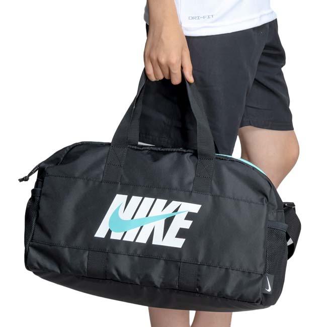 ナイキ(NIKE) 2026 SS ジュニア ボストンプールバッグ 16L ショルダーストラップ付き スイムバッグ 水泳 男子 女子 1994041-1456 ブラック×ホワイト(26y4m) | NIKE | 06