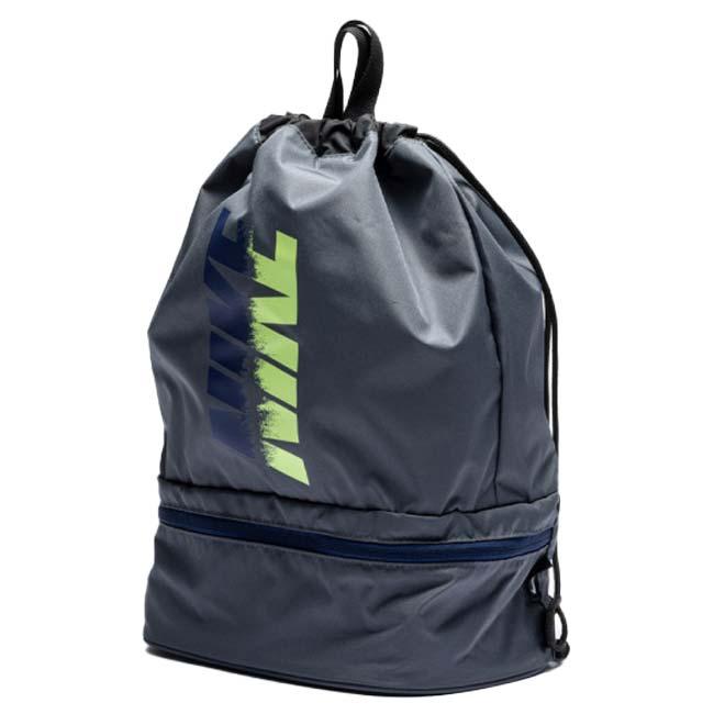 ナイキ(NIKE) 2025 SS ジュニア 2ルームプールバッグ 14L スイムバッグ 水泳 男子 女子 1994030-018 グレー(25y4m) | NIKE | 02