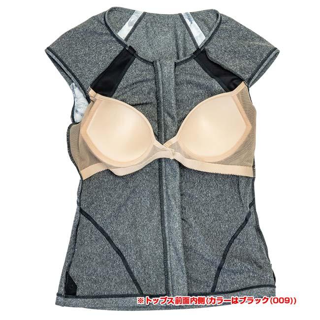 在庫処分特価 日本サイズ ナイキ(NIKE) レディース ジップ付き半袖レギンスセパレーツ ロングスパッツタイプ 2993119-390ストーンブルー(25y3m) |  | 06