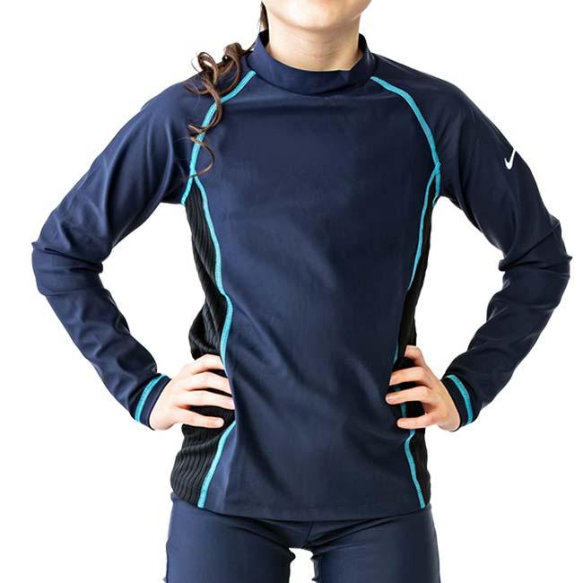 在庫処分特価 ナイキ(NIKE) 2023 SS ジュニア(ガールズ) ロングスリーブ UV ラッシュガード スイム スクール水着 ※トップスのみ 1991064-06 | 