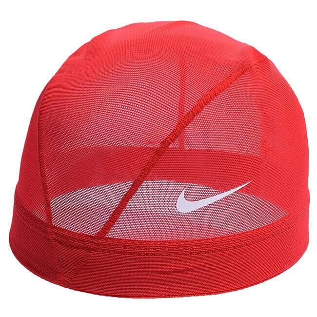 ナイキ(NIKE) ユニセックス メッシュスイムキャップ 水泳帽 907461-05 レッド／チャレンジレッド(20y5m) | NIKE