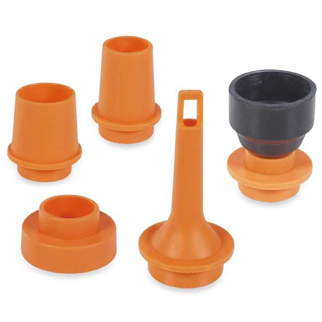 スイッチ1つで一気に膨らむ！ ハック(HAC) 電池式エアーポンプ コンパクト 手の平サイズ 空気注入＆排出可能 HAC4045A ホワイト×オレンジ(25y12m) |  | 02