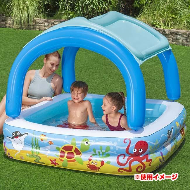 ベストウェイ(Bestway) サンシェード付き プレイプール 140×140cm QQ コストコ 81211 ブルー(26y4m) |  | 02