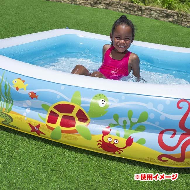 ベストウェイ(Bestway) サンシェード付き プレイプール 140×140cm QQ コストコ 81211 ブルー(26y4m) |  | 03