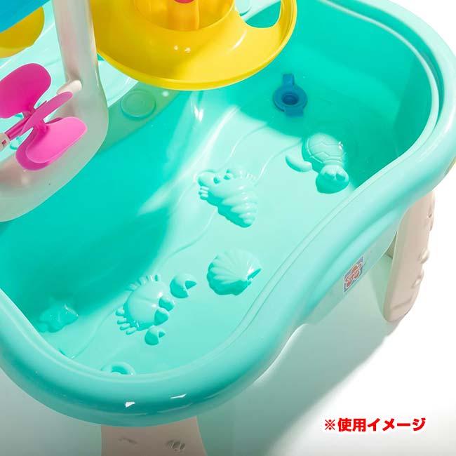 グローンアップ(Grow’n Up) スプラッシュエンスライド ファン ウォーターテーブル 水遊び QQ コストコ ※お客様組立商品※ 81824 Lブルー×ホワイト(26y4m) |  | 03