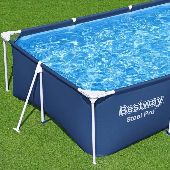 ベストウェイ(Bestway) グランドプール 4m×2.11m×81cm 組立式 大型家庭用プール QQ コストコ 56405 ブルー(25y7m) |  | 02