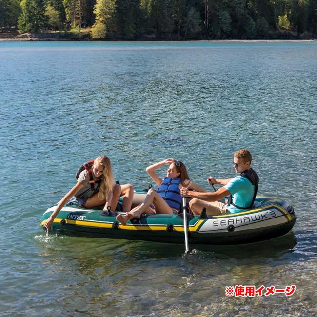 INTEX(インテックス) SEAHAWK3 シーホーク3 ボートセット 3人乗り用 オール＆ポンプ付属 ビニールボート 釣り レジャー 68380NP グリーン(25y6m) |  | 07
