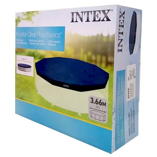 26710／28210プール対応 INTEX(インテックス) ラウンドプールカバー 直径3.6ｍ フレーム付きプール用カバー ※プール本体は別売※ 28031-ネイビー(23y5m) |  | 04