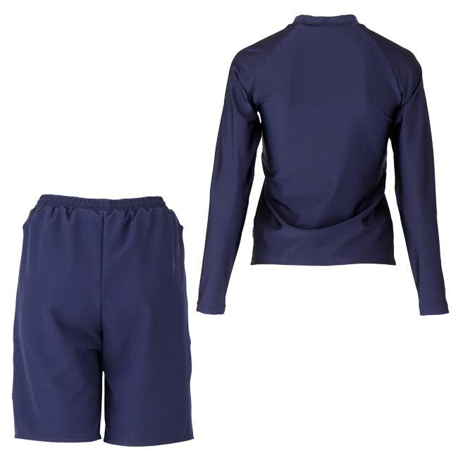 日本サイズ 3L-4L フットマーク(FOOTMARK) 2024 ユニセックス 男女共用 セパレーツ水着 トップス＆パンツ ジェンダーレス スクール水着 132355(24y4m) | FOOTMARK | 04