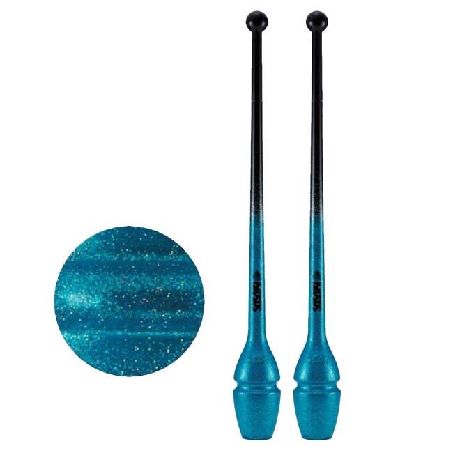 売切り終了！大特価 ササキ(SASAKI) グラデーションラバークラブ 長さ44cm ジョイントホール加工 トゥインクルラメ 国際体操連盟認定品 M34GHF／M-34GH-F | ササキスポーツ | 03