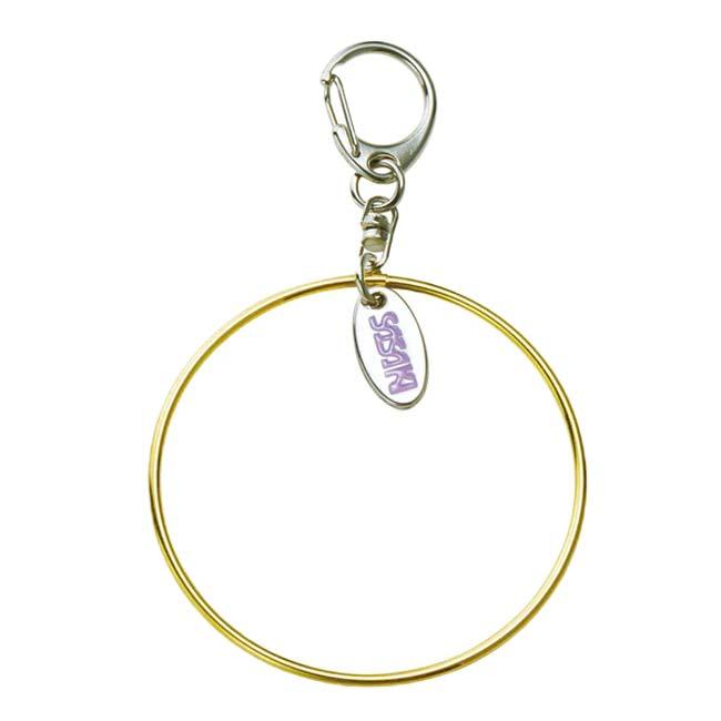 ササキ(SASAKI) マスコット フープ SASAKIロゴ入りチャーム付き キーボルダー MS15 MS-15(24y1m) | ササキスポーツ