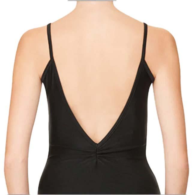 売切り終了 ササキ(SASAKI) キャミソールレオタード 肩ひもタイプレオタード 練習用レオタード 新体操 7031-B ブラック(23y2m) | ササキスポーツ | 01