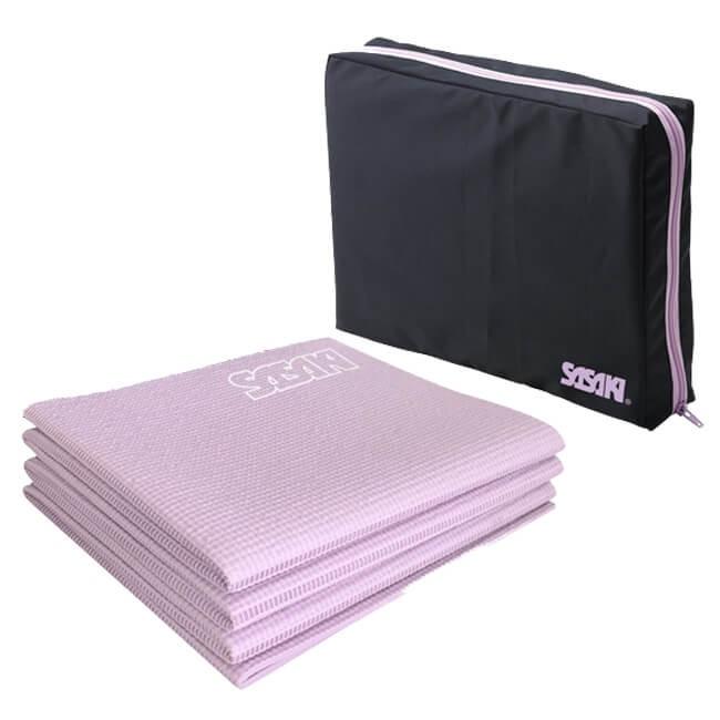ケース付き ササキ(SASAKI) 折りたたみ式 ストレッチマット BM-122-LD ラベンダー(20y5m)BM122LD | ササキスポーツ | 01