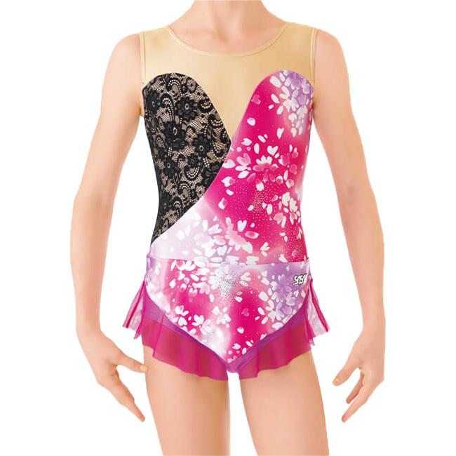 1点物】チャコット Chacott 新体操 本番レオタード-