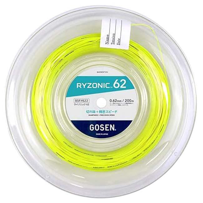 GOSEN（ゴーセン） バドミントン RYZONIC62 ライゾニック62 0.62mm