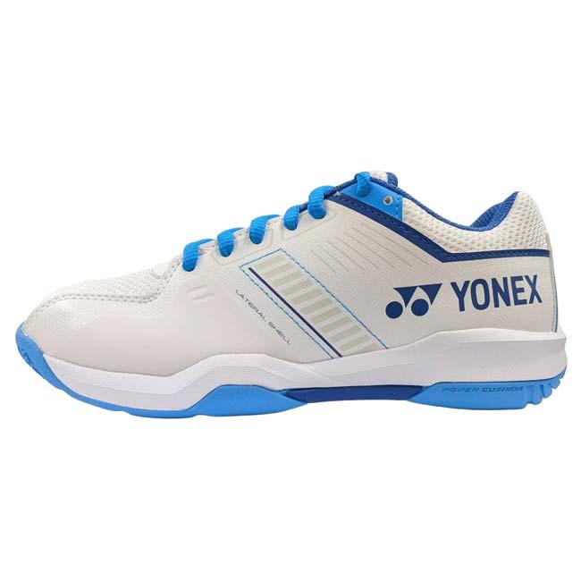 バドシューズ ヨネックス(YONEX) ユニセックス パワークッションストライダーフロー 3E バドミントンシューズ SHBSF1-207 ホワイト×ブルー(26y7m) | YONEX | 01