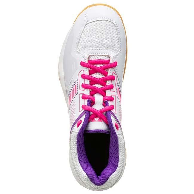 バドシューズ ヨネックス(YONEX) ユニセックス パワークッションストライダーフロー 3E バドミントンシューズ SHBSF1-062 ホワイト×ピンク(26y7m) | YONEX | 04