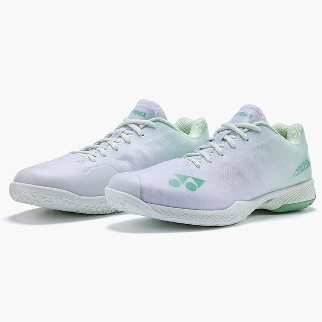 バドシューズ ヨネックス(YONEX) ユニセックス パワークッションエアラスZワイド 4Eワイド バドミントンシューズ SHBAZ2W-136 ホワイト×グリーン(26y7m) | YONEX | 05