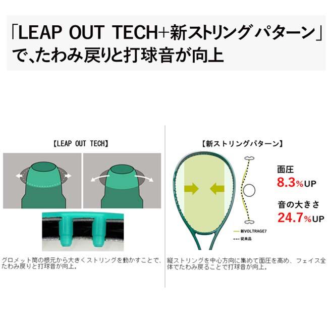 前衛向け ヨネックス(YONEX) 2025 VOLTRAGE 7V ボルトレイジ7V 国内正規品 ソフトテニスラケット 02VR7V-469 フレッシュグリーン(25y6m)[AC] | YONEX | 09