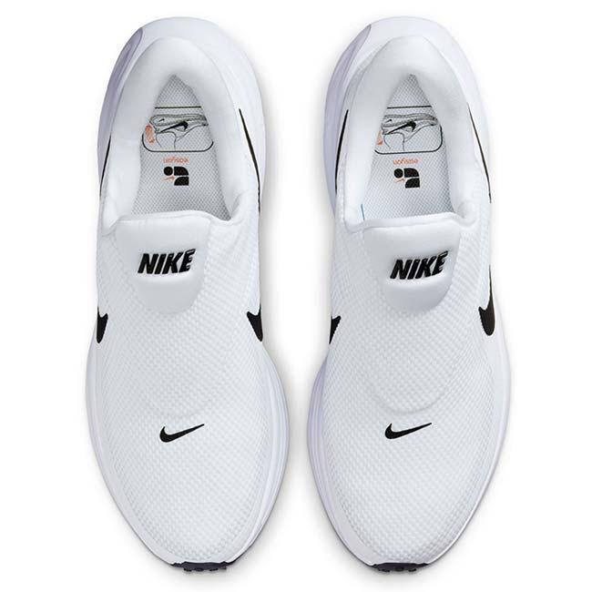 在庫処分特価 ナイキ(NIKE) 2026 SP メンズ レボリューション8 イージーオン ランニングシューズ HQ2414-100 WH×BK×ウルフグレー(26y2m) | NIKE | 03