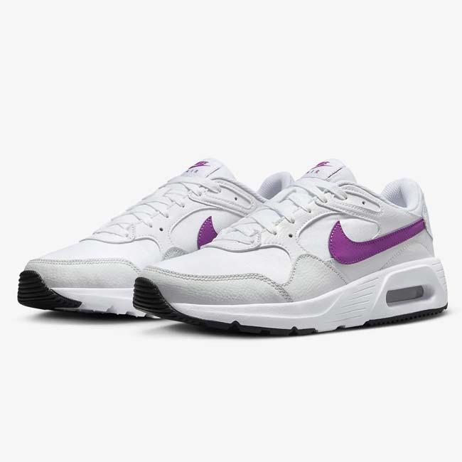 在庫処分特価 ナイキ(NIKE) 2024 HO レディース エア マックス SC ランニングシューズ CW4554-122ホワイト×ホットフューシャ(24y12m) | NIKE | 04