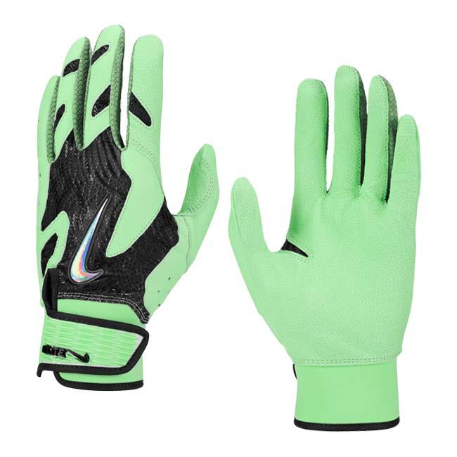 NIKE Alpha Elite グレー  グリーン イエロー Mサイズ バッテ NIKE（ナイキ） ユニセックス Alpha Elite アルファエリート 2.0