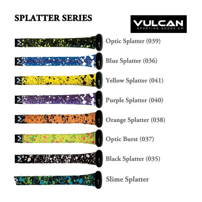 VULCAN(バルカン) SPLATTER SERIES バット用 グリップテープ 野球 ベースボール バットアクセサリー 0.50／1.00／1.75mm (22y9m)｜amuse37｜02