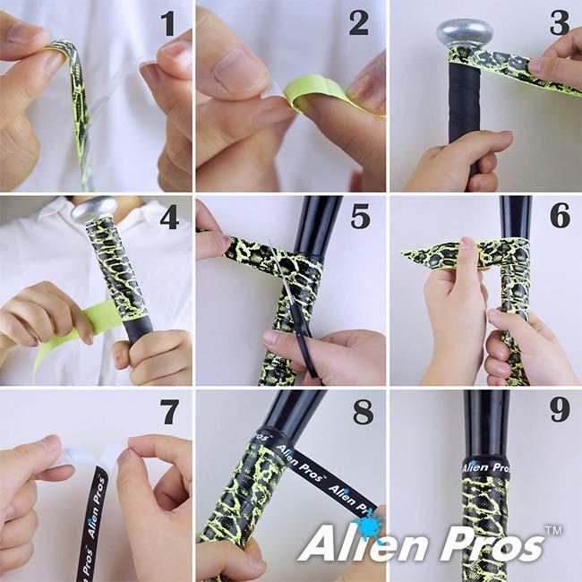 2パック1セット Alien Pros(エイリアン プロス) STAR-S スターS ベースボール グリップ テープ 1.1mm 野球 ソフトボール テニス X0049SXMX7-Black(25y6m) |  | 06