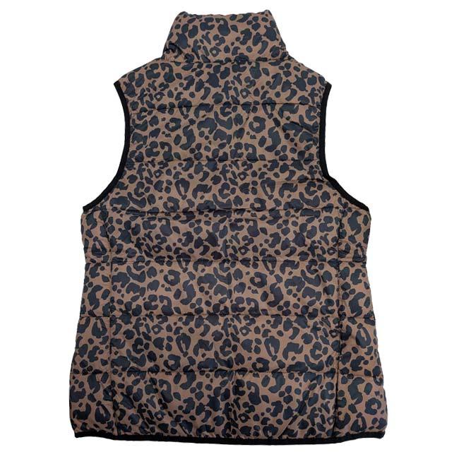 日本サイズ FILA(フィラ) 2025 FW レディース レオパード柄ライトダウンベスト 中綿入り 795-241(25y10mゴルフ) | FILA | 11