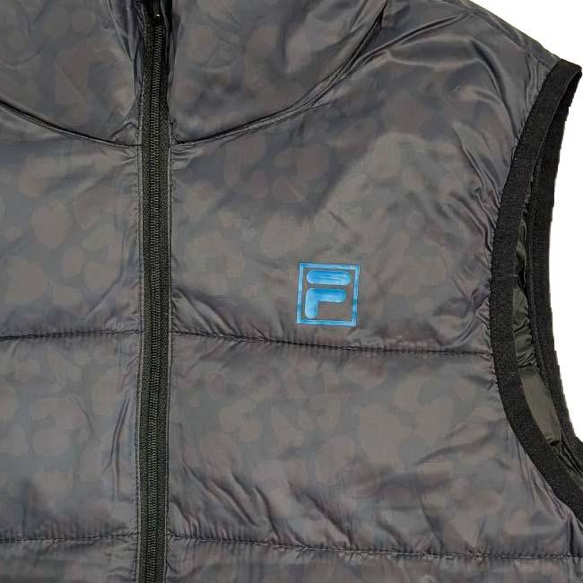 日本サイズ FILA(フィラ) 2025 FW レディース レオパード柄ライトダウンベスト 中綿入り 795-241(25y10mゴルフ) | FILA | 04