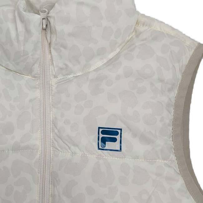 日本サイズ FILA(フィラ) 2025 FW レディース レオパード柄ライトダウンベスト 中綿入り 795-241(25y10mゴルフ) | FILA | 08