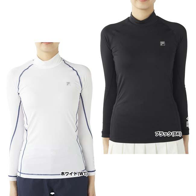 日本サイズ FILA(フィラ) レディース ハイネック 長袖 コンプレッションシャツ 吸汗速乾 UVカット 755-991L(25y7mゴルフ) |  | 01