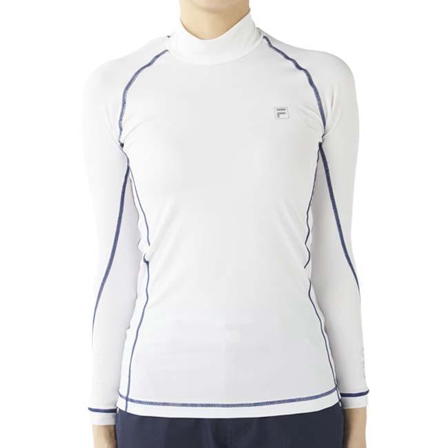 日本サイズ FILA(フィラ) レディース ハイネック 長袖 コンプレッションシャツ 吸汗速乾 UVカット 755-991L(25y7mゴルフ) |  | 02