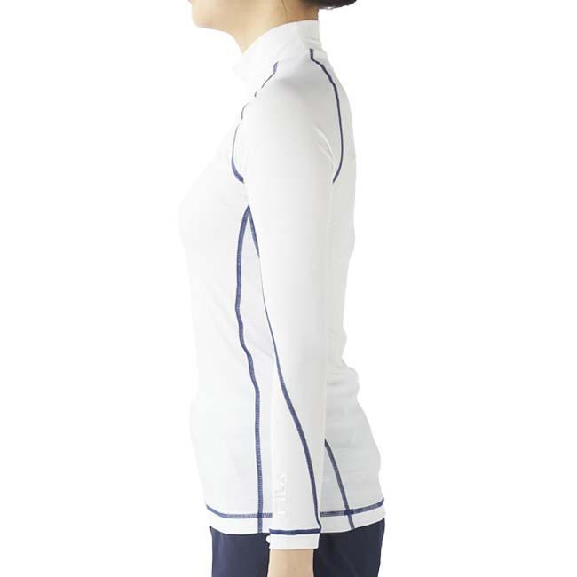 日本サイズ FILA(フィラ) レディース ハイネック 長袖 コンプレッションシャツ 吸汗速乾 UVカット 755-991L(25y7mゴルフ) |  | 04