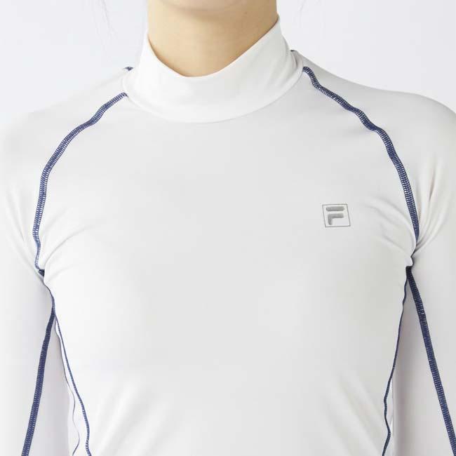 日本サイズ FILA(フィラ) レディース ハイネック 長袖 コンプレッションシャツ 吸汗速乾 UVカット 755-991L(25y7mゴルフ) |  | 05
