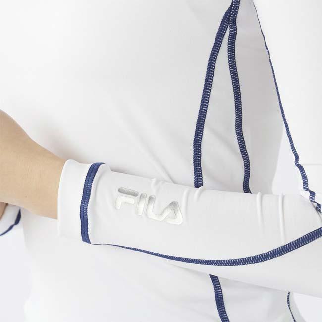 日本サイズ FILA(フィラ) レディース ハイネック 長袖 コンプレッションシャツ 吸汗速乾 UVカット 755-991L(25y7mゴルフ) |  | 06