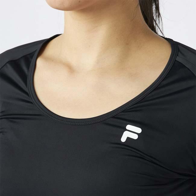 日本サイズ FILA(フィラ) レディース クルーネック 長袖インナーシャツ 接触冷感 吸汗速乾 UVカット 755-990L(25y7mゴルフ) |  | 10