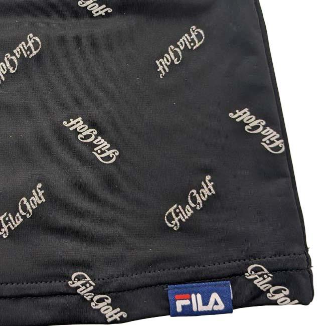 売切りセール！日本サイズ FILA(フィラ) 2024 SS レディース ハイネック 長袖インナーシャツ ロゴモチーフ柄 接触冷感 UV 吸汗速乾 754-980(24y4m) | FILA | 11
