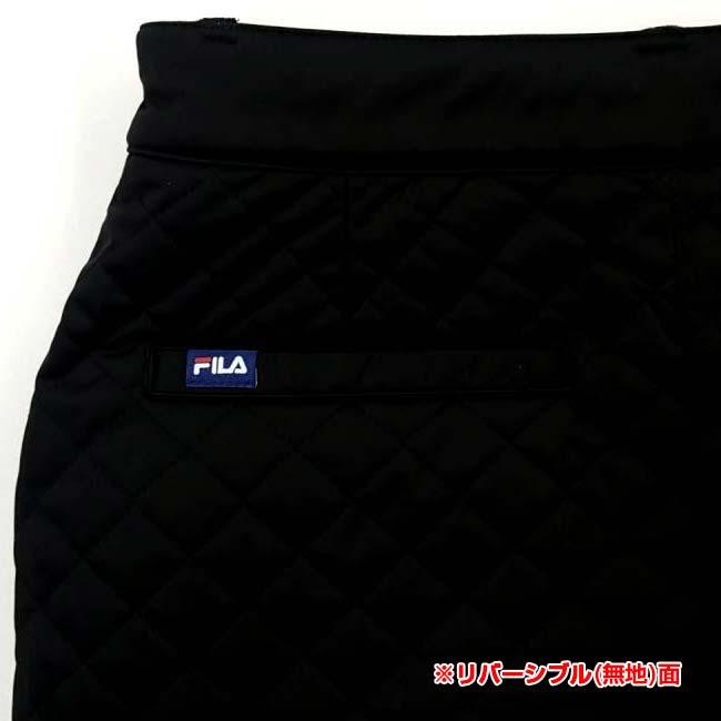 売切りセール！在庫処分特価 日本サイズ FILA(フィラ) 2023 FW レディース ウィンドバリア タイポプリント 中綿リバーススカート 793-303 | FILA | 15