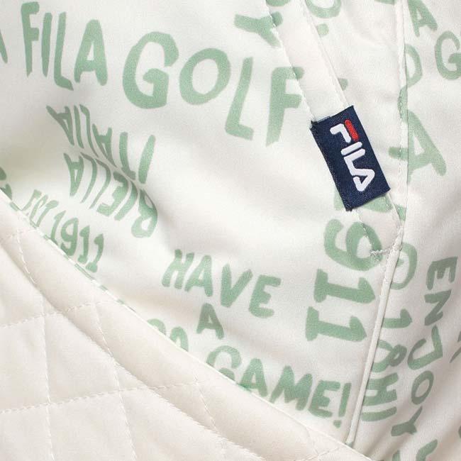 売切りセール！在庫処分特価 日本サイズ FILA(フィラ) 2023 FW レディース ウィンドバリア タイポプリント 中綿リバーススカート 793-303 | FILA | 06