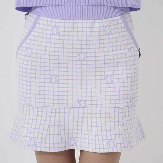 売切りセール！在庫処分特価 日本サイズ FILA(フィラ) 2023 SS レディース チェック ニットスカート 753-343(23y3mゴルフ) |  | 10