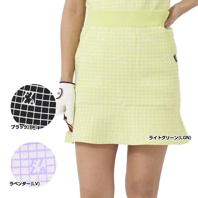 売切りセール！在庫処分特価 日本サイズ FILA(フィラ) 2023 SS レディース チェック ニットスカート 753-343(23y3mゴルフ) |  | 01