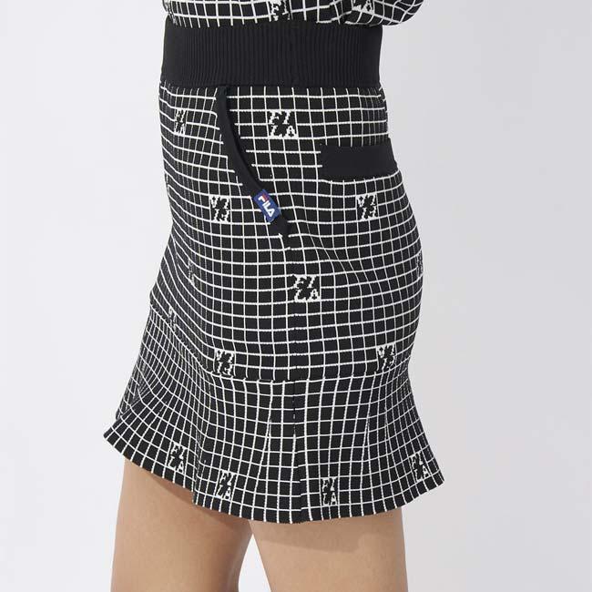 売切りセール！在庫処分特価 日本サイズ FILA(フィラ) 2023 SS レディース チェック ニットスカート 753-343(23y3mゴルフ) |  | 04
